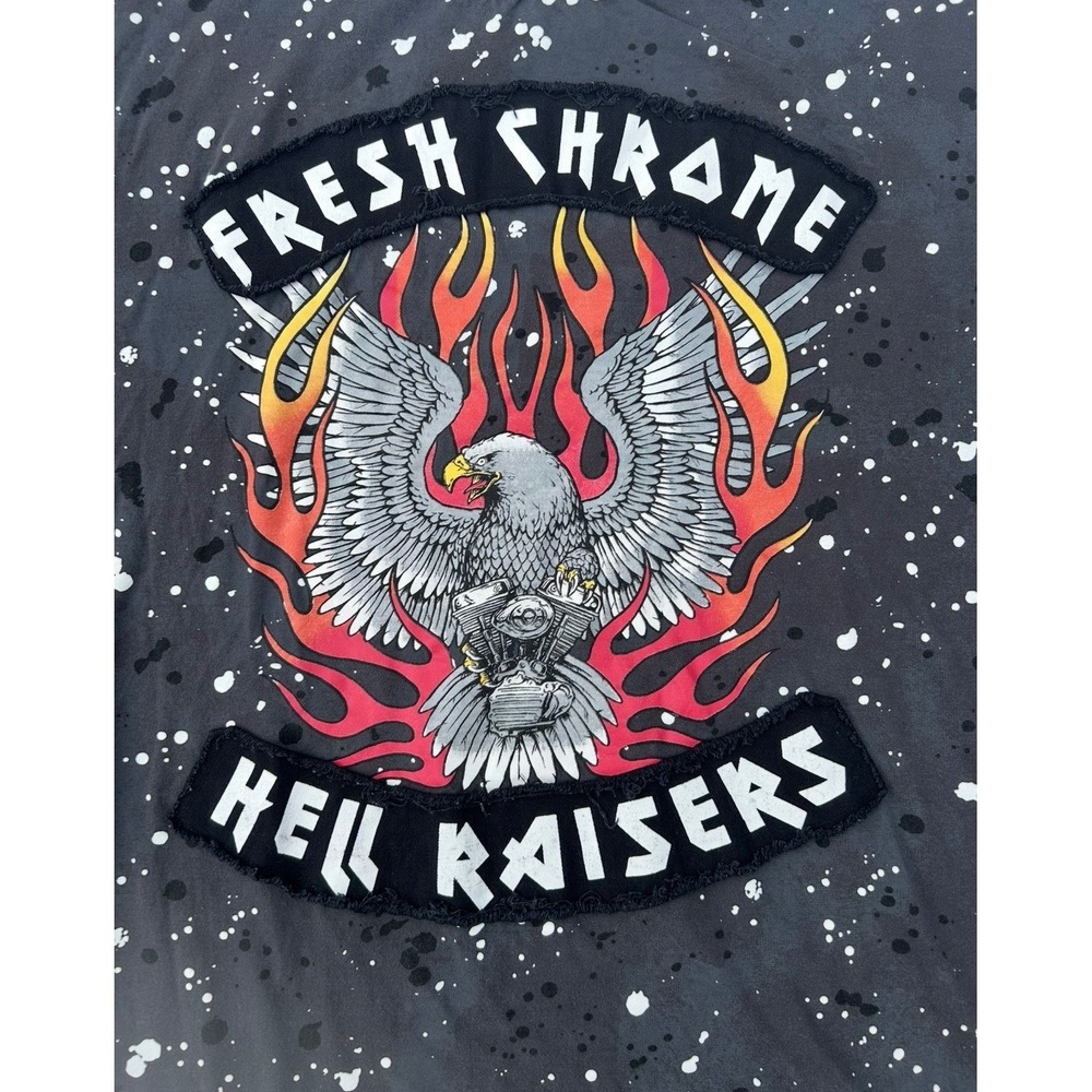 Jeanius Akademics Fresh Chrome Hell Raisers T Shirt Sz 2XL Good Condition
